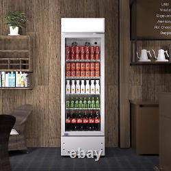 11 CF Commercial Glass Door Beverage Refrigerator Cooler Merchandiser Store Bar