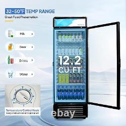 12.2 Cu. Ft/345L Commercial Merchandiser Beverage Refrigerator Display Cooler New