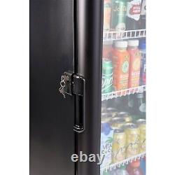 12.5 CuFt Single Glass Door Upright Display Cooler. Merchandiser Refriger