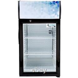 16.5 Countertop Display Refrigerator Swing Door Merchandiser ETL Cooler Depot