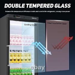 19 Cu. Ft Commercial Glass Door Merchandiser Beverage Refrigerator Display Cooler