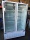 2 Glass Door Refrigerator Upright Reach In Merchandiser NSF Cooler 115V #9870