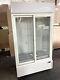 2 door refrigerator Glass Merchandiser Double Door Commercial Cooler Sliding