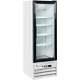21 5/8 White Swing Glass Door Merchandiser Refrigerator with LED Lighting