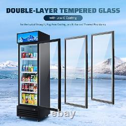 23 ETL Commercial Glass Door Cooler Display Refrigerator Merchandiser 12.8 CF