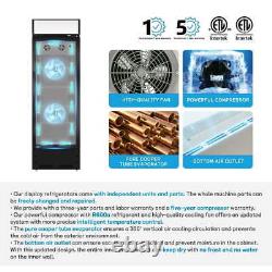 23'' Glass Door Merchandiser Refrigerator Commercial Display Beverage Cooler NEW