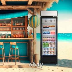 23'' Glass Door Merchandiser Refrigerator Commercial Display Beverage Cooler NEW