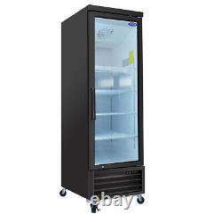 28'' Commercial Display Glass 1 Door Merchandiser Refrigerator with LED Lighting