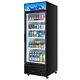 28 Commercial Merchandiser Glass Door Cooler ETL Display Refrigerator 22.4 CF