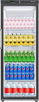 37'' Commercial Glass Door Merchandiser Beverage Refrigerator Display Cooler Bar