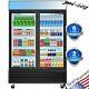 44.7 Cu. Ft 2-Door Commercial Refrigerator Display Merchandising Refrigeration