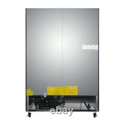 44.7 Cu. Ft 2-Door Commercial Refrigerator Display Merchandising Refrigeration