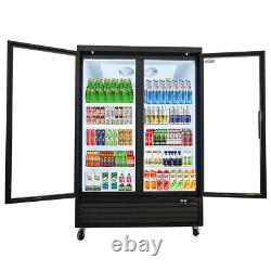 45 Cu. Ft Glass Door Commercial Display Refrigerator Merchandising Refrigeration