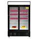 48 Commercial 2 Glass Door Merchandiser Beverage Refrigerator Display Cooler