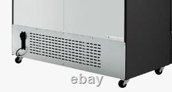 53 ETL Commercial Merchandiser 2 Glass Door Cooler Display Refrigerator 40 CF