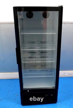 59 High Swing Glass Door Merchandiser Refrigerator with LED Lighting