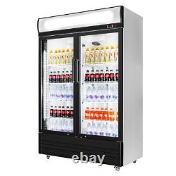 5Pcs 31 cu. Ft Glass Door Merchandiser Refrigerator Beverage Cooler with Swing door