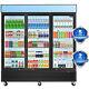 70 Cu. Ft Commercial Glass 3 Doors Merchandiser Refrigerator Display Cooler ETL