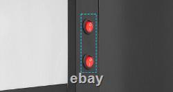 72 Commercial Merchandiser 3 Glass Door Cooler ETL Display Refrigerator 72.4-CF