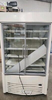 AHT AC-XL/UL LED Glass Door 2 Door Reach In Refrigerator Cooler Merchandiser