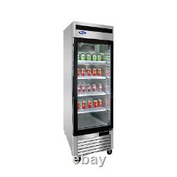 Atosa MCF8705GR 27 Single Glass Door Merchandiser Upright Refrigerator