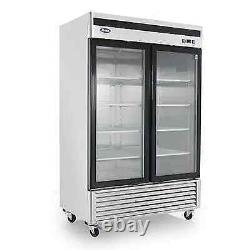 Atosa MCF8707GR 44.8 cu ft Double Section Refrigerated Merchandiser