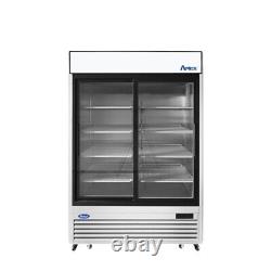 Atosa MCF8709GR, 2 GLASS SLIDING Door Cooler WITH 5 YEARS PARTS & LABOR