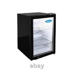 Atosa USA CTD-3 17 Countertop Merchandiser Refrigerator in Black, One Glass