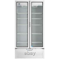 Beverage-Air 39 1/2 White Refrigerated Glass Door Merchandiser