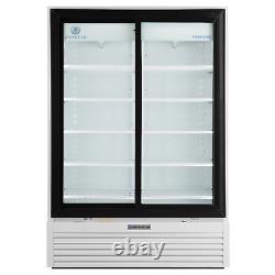 Beverage-Air 54 White Refrigerated Glass Door Merchandiser