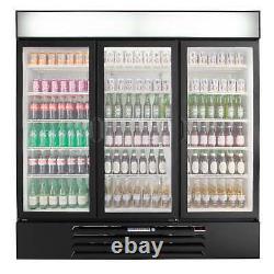 Beverage-Air 75 Black Refrigerated Glass Door Merchandiser