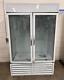 Beverage Air CRG48-1 2-Door USED Merchandiser Glass Door Cooler Refrigerator