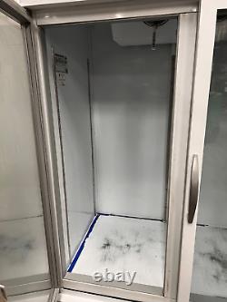 Beverage Air CRG48-1 2-Door USED Merchandiser Glass Door Cooler Refrigerator