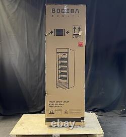 Bodega SS-P360WD 12.5 Cu. Ft Commercial Upright Display Merchandiser Refrigerator