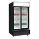 Chef AAA TSM-33SR, Commercial 39 2 Glass Door Merchandiser Refrigerator 33.2