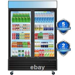 Commercial 19.3 /44.7Cu. Ft Merchandiser Glass Door Refrigerator Food Service New