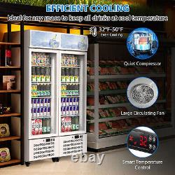 Commercial Beverage Display Refrigerator Merchandiser Drink Fridge 11.5Cu. Ft