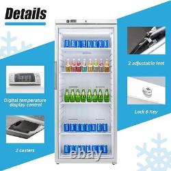 Commercial Display Refrigerator 1 Door 18.6 Cu. Ft Merchandiser Beverage Cooler