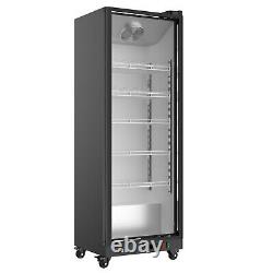 Commercial Display Refrigerator Cooler Glass Door Merchandiser Fridge 13 Cu. Ft