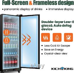 Commercial Display Refrigerator Cooler Glass Door Merchandiser Fridge 13 Cu. Ft