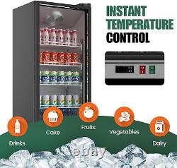 Commercial Display Refrigerator Cooler Glass Door Merchandiser Fridge 13 Cu. Ft