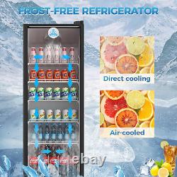 Commercial Display Refrigerator Glass Door Merchandiser Fridge Cooler 18 Cu. Ft