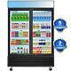 Commercial Glass 2 Door Merchandiser Refrigerator 54'' Display Cooler 44.7 Cu. Ft