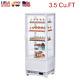 Commercial Glass Door Refrigerator Cooler Food Display Merchandiser Bar 3.5Cu. FT