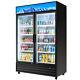 Commercial Merchandiser 2 Glass Door Cooler Display Refrigerator 40 Cu. Ft. ETL