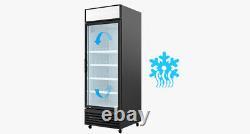 Commercial Merchandiser Glass Door Cooler Display Refrigerator 22.4 Cu. Ft. ETL