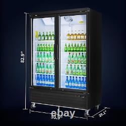 Commercial Merchandiser Glass Door Refrigerator Cooler Soda Beverage Display Bar