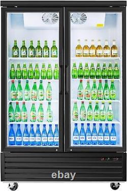 Commercial Merchandiser Glass Door Refrigerator Cooler Soda Beverage Display Bar