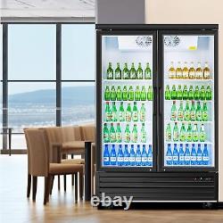 Commercial Merchandiser Glass Door Refrigerator Cooler Soda Beverage Display Bar