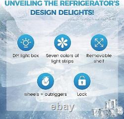 Commercial Refrigerator 2 Glass Doors Beverage Cooler Merchandiser 39 Cu. Ft New